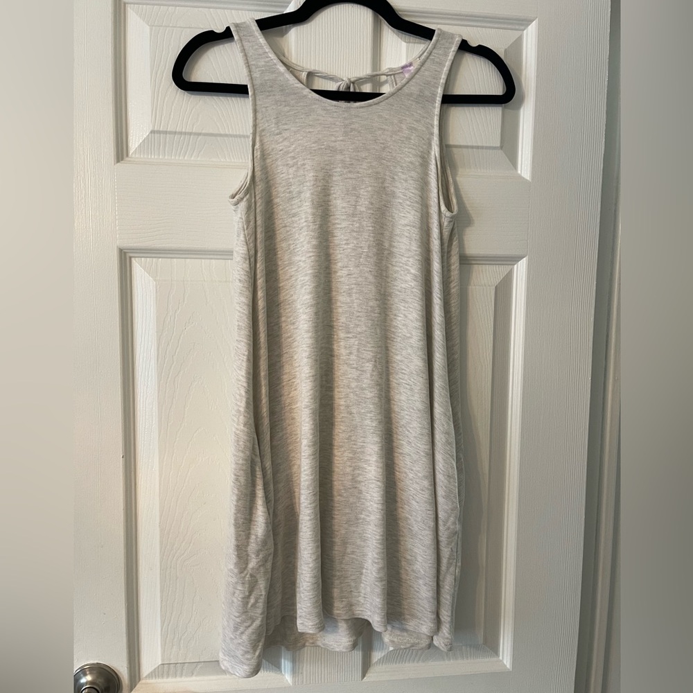 Alya beige mini dress